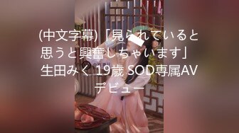 (中文字幕)「見られていると思うと興奮しちゃいます」 生田みく 19歳 SOD専属AVデビュー