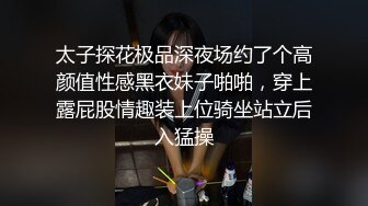 太子探花极品深夜场约了个高颜值性感黑衣妹子啪啪，穿上露屁股情趣装上位骑坐站立后入猛操