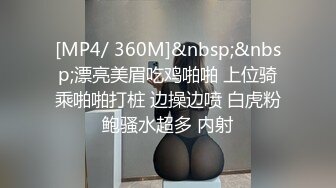 [MP4/ 360M]&nbsp;&nbsp;漂亮美眉吃鸡啪啪 上位骑乘啪啪打桩 边操边喷 白虎粉鲍骚水超多 内射