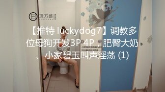 【推特 luckydog7】调教多位母狗开发3P 4P，肥臀大奶、小家碧玉叫声淫荡 (1)