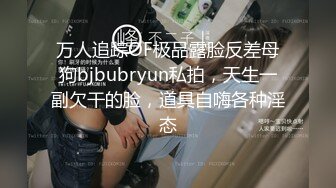 万人追踪OF极品露脸反差母狗bjbubryun私拍，天生一副欠干的脸，道具自嗨各种淫态