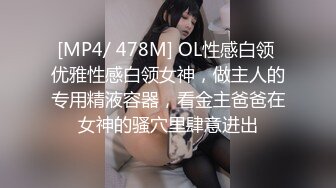 [MP4/ 478M] OL性感白领 优雅性感白领女神，做主人的专用精液容器，看金主爸爸在女神的骚穴里肆意进出