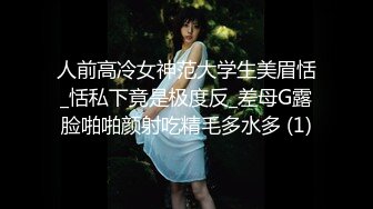 人前高冷女神范大学生美眉恬_恬私下竟是极度反_差母G露脸啪啪颜射吃精毛多水多 (1)