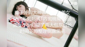 魔手外购大神画师偷拍 美女裙底系列超骚T内蜜桃臀 极品美女小少妇提了两大包东西长时间下蹲整理侧露黑毛