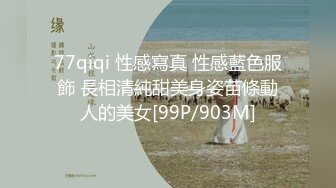 77qiqi 性感寫真 性感藍色服飾 長相清純甜美身姿苗條動人的美女[99P/903M]